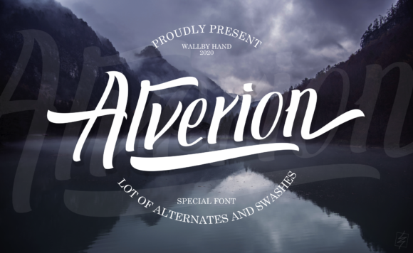 Alverion: A Retro-Inspired Display Font for Creative Projects