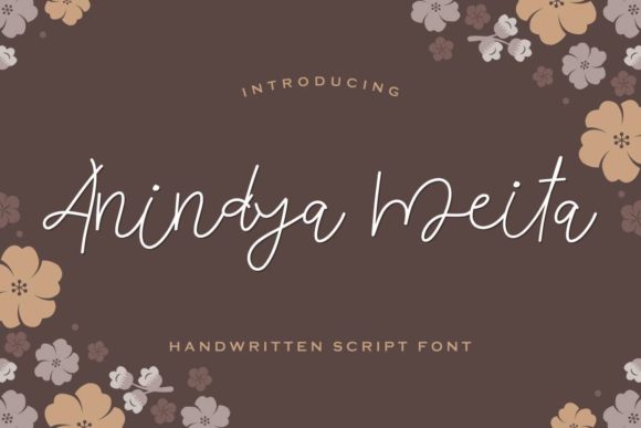 Anindya Meita: A Quirky Handwritten Font for Creative Projects