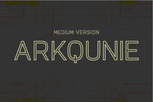 Arkqunie Outline Medium: A Versatile Typeface for All