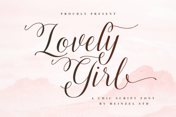 Beautiful Typography with Lovely Girl
