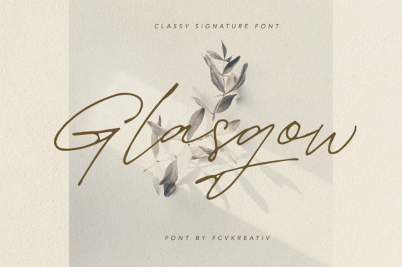 Glasgow: The Handwritten Font That Elevates Every Design