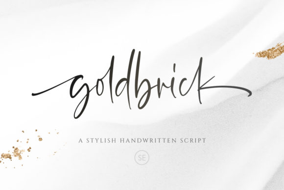 Goldbrick: Elegant Handwritten Style