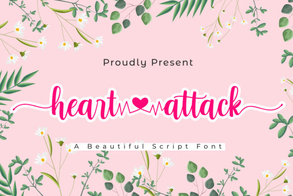 Heart Attack: Elegant Handwritten Style