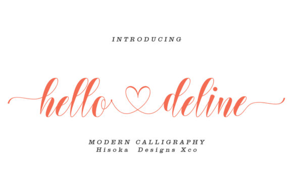 Hello Deline: A Versatile Handwritten Font