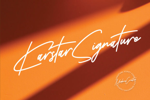 Karstar Signature: A Timeless Handwritten Font for Modern Design