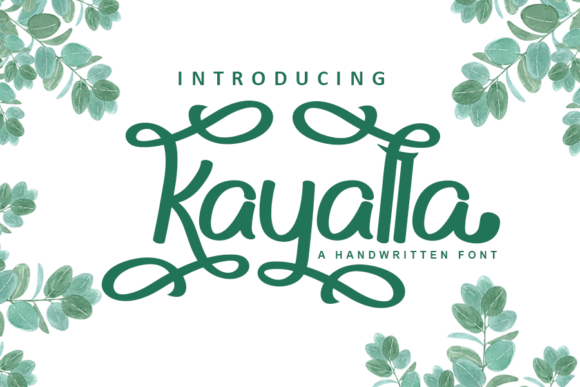 Kayalla and Kayalla: A Delicate Handwritten Font for Every Design