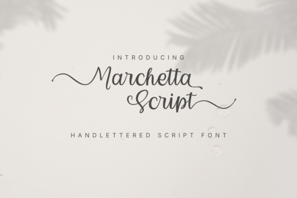 Marchetta Script: Elegant Handwritten Style