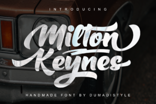 Milton Keynes: A Modern Thick Handwritten Font for Creative Excellence
