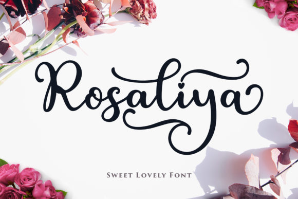 Rosaliya: Elegant Calligraphy for Creative Expression