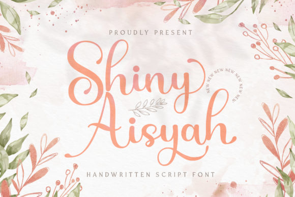 Shiny Aisyah: A Versatile Handwritten Font for Creative Expression