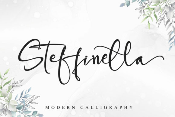 Steffinella: A Handwritten Font for Elegant Design