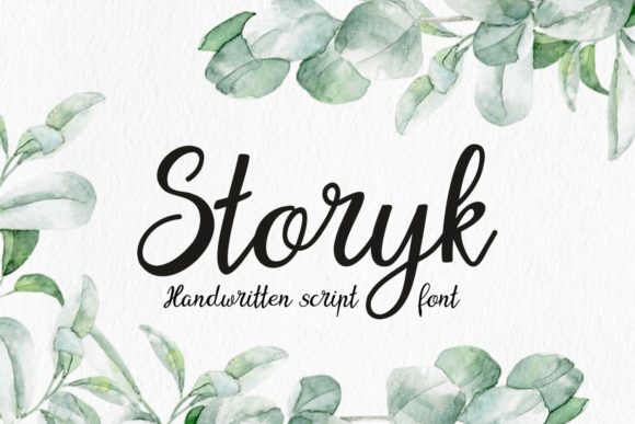 Storyk: A Timeless Handwritten Font for Every Project