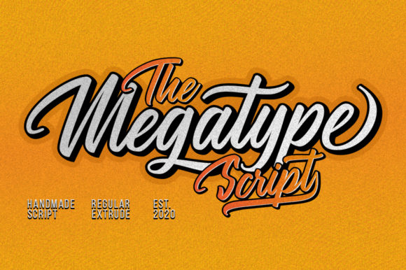 The Megatype Script: A Timeless Touch for Every Design Need